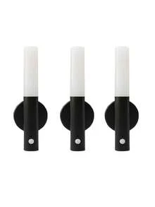 1 件运动传感器夜灯、磁性壁灯、USB 可充电 LED 灯条、无线楼梯、室内木质壁灯、衣柜、走廊、楼梯灯 - 暖白光 - 查看 16