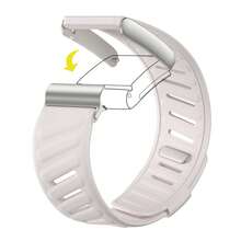 1pc Silicone Wristband Compatible With 5.0 Band, Soft Silicone Sports Loop Strap For Men & Women, With U Shapped Connector For 5.0 LIFE ECG - Multicolor - View 4