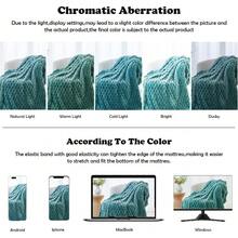 Super Soft King Blanket Pink Premium Silky Flannel Fleece 3D Ribbed Jacquard Lightweight Bed Blanket All Season Use (Pink Ribbed, King(90"X110")) - 淺青色 - 查看 6