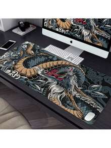 Non-Slip Stitched Mousepad Popular Style 65x32cm 70x35cm 90x40cm Gamer Work - 模型 1 - 查看 4