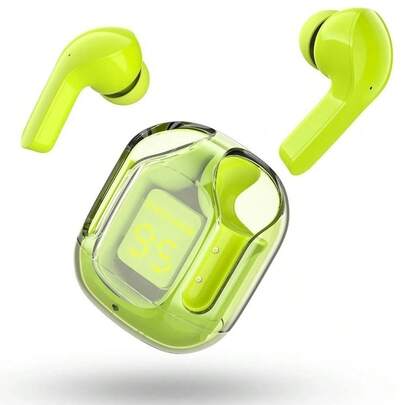Fone De Ouvido NOVO Ruído Cancelando Earbuds Bluetooth Sem Stereo Com Carregamento De Visor Digital