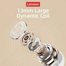 Auriculares Bluetooth 5.3 TWS inalámbricos Lenovo LP17 con control táctil, graves, baja latencia y larga duración de la batería 2025 nuevos - Negro - Ver 5