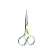 Tijeras de belleza profesionales de acero inoxidable finas, rectas y puntiagudas para el cuidado personal, eliminación del vello facial y recorte de orejas, nariz y cejas