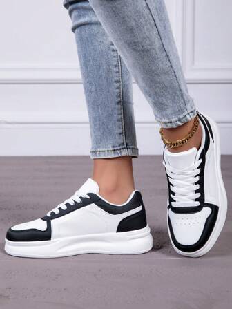 Couple Shoes Size 36-45, Women's Casual Shoes, Men's Athletic Shoes, Lace-Up Soft Bottom Flat Comfortable Men's Shoes, Lightweight Low-Top Everyday Shoes
