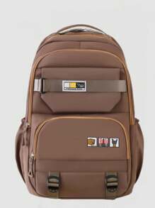 Classic All-Match Fashion Casual Versatile Large Capacity Simple Portable Travel Backpack, Suitable For Any Occasion, Back To School Season