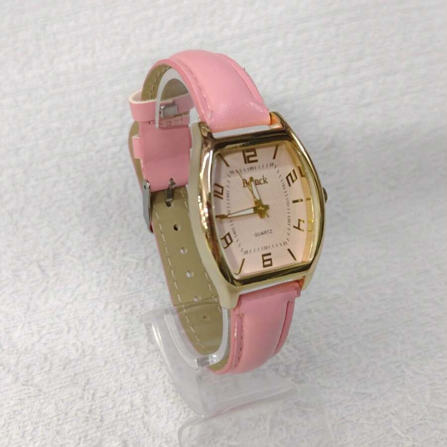 Classic Barrel Style Women's Watch Launch - Pink - View 1