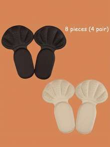 2/4/8/12pcs Soft TPE Non-Slip Heel Cushions With Breathable Damping, Adjustable Height And Cuttable Design For Comfortable Shoe Wear