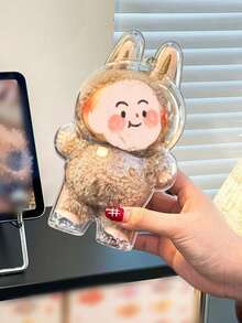 适用于拉布布专用防尘盒，拉布布透明展示盒，娃娃收纳展示盒，学校用品，返校