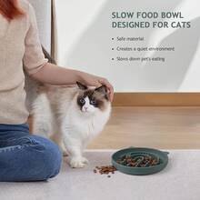 Coomazy Large Silicone Slow Feeder Dog Bowls, Interactive Puzzle Toy Pets Food Training, Keeps Dogs Busy, Prevents Puppy Overeating (Dark Green, Large: 3.2Cup) - 墨綠色 - 查看 5