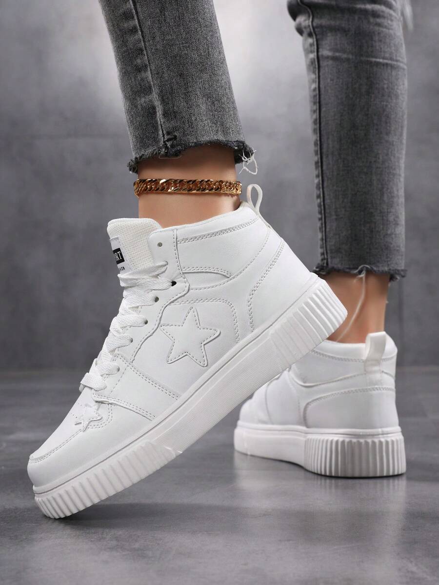 女士新款时尚透气休闲鞋，厚底百搭平底舒适软底防滑防臭耐用运动鞋