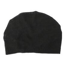 Sleek Design, Breathable Mesh Black Undercap For Women - Elastic, Lightweight & Portable | Fashionable Polyester Hair Cap