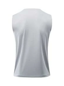 3er Pack Herren ärmellose Sport Weste Einfarbig, Stier Kopf Aufdruck, Rundhals-Tanktop, lässige Outdoor Fitness Trainingskleidung, einfarbige ärmellose Herrensportbekleidung, geeignet für Gym, tägliches Training, Laufen, Basketball und Zuhause