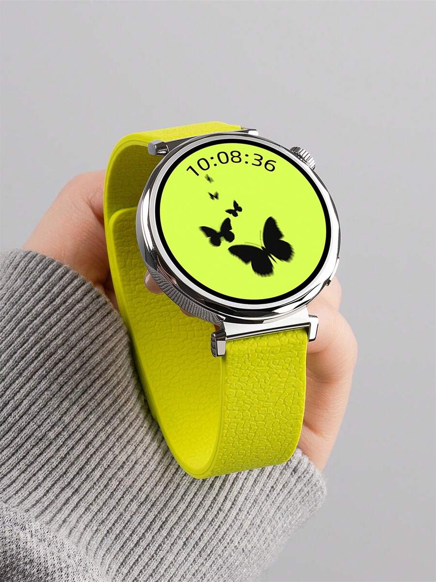 18 毫米 20 毫米 22 毫米荔枝纹硅胶磁性表带 - 兼容三星 Galaxy Watch 6 5 4 40 毫米 44 毫米、Galaxy Watch 5 Pro、Galaxy Active 2、Watch 6 4，兼容华为 GT5 GT4 GT3 GT2 Pro - 舒适，男女通用设计