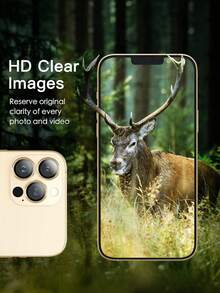 3pcs Camera Lens Protector Film/Sticker Compatible With IPhone 17/17 Air/17 Pro/17 Pro Max/16/15/14/13/12/11 Pro Max/15/16 Plus - Gold - View 5