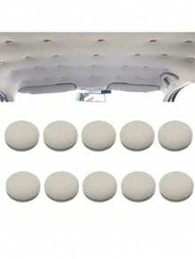 50Pcs New Car Interior Ceiling Cloth Fixing Screw Car Roof Fixed Buckle Snap Rivets Retainer Automotive Headliner Repair Button - Multicolor - View 3