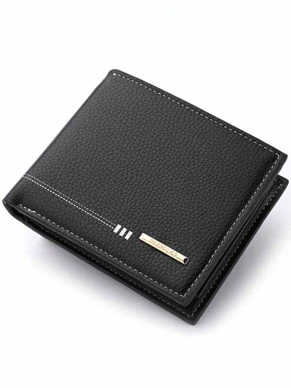 Short Horizontal Wallet - Men's Business Short Money Clip With Rosewood Zipper - Youth Leather Card Holder Bag For Men Money Wallet Mini Wallet Purse Wallet Men Wallet Leather Small Wallet