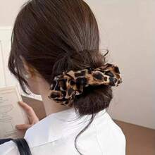 Elastice de păr pentru femei cu imprimeu leopard - Accesorii de păr, Potrivite pentru 14 ani și peste, Toamnă/Iarnă, Elastice de păr, Legătură de păr, Accesorii de păr, Suporturi pentru coadă de cal, Elastice de păr, Benzi de cauciuc pentru păr