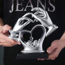 水晶饰品家居装饰品，新婚夫妇、新娘的结婚礼物，订婚装饰，圣诞节、情人节送给朋友和爱人的礼物 - 彩色 - 查看 6