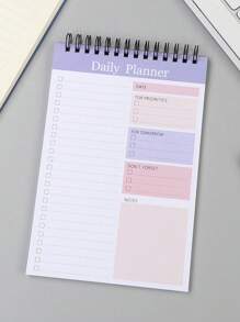 OVLOOK Customized Student Planner/Daily Time Management Spiral Notebook, A5 Size School Supplies,Back To School