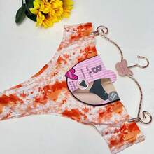 PLERRE&SHARK Juego de 12 tangas tipo bikini para mujer, con acabado brillante y sedoso, diseño sexy y cómodo(Un paquete de 12 incluye tamaños L, XL y XXL.) - Multicolor - Ver 2