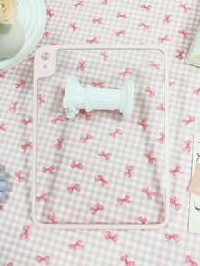 1 件透明亚克力框架 iPad 平板电脑保护壳，亚克力防弯曲，全框架防摔，轻巧超薄硬壳，极简/清新/休闲风格，兼容 iPad Mini6/Mini7/Air1/Air2/9.7/10.2/10.5/Air4/Air5/10.9/Pro11/10th Gen - 粉色 - 查看 7