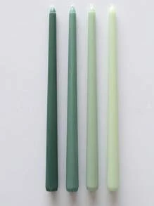 4 قطع/مجموعة - شمع طويل الساق 12 بوصة ب- 6 ألوان تدرجية، شمع للمناسبات، شمع لعشاء الشموع، ديكور المنزل، شمع أعياد الميلاد، شمع حفلات الولائم والزفاف الرومانسية، ديكور المكان، هدايا التخرج، هدايا صغيرة للحفلات، هدايا خاصة، ديكور هالوين وعيد الميلاد