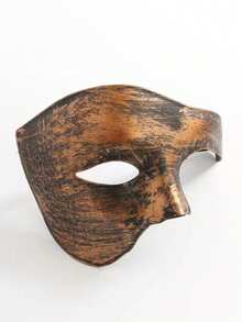 1 件复古王子半脸面具，成人化妆舞会服装配饰，情侣装，圣诞节和万圣节送给朋友的礼物