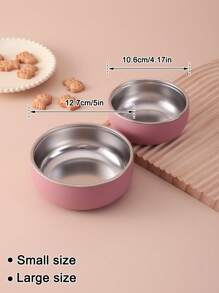 2PCS Personalized Customization Name Children Feeding Bowl With Silicone Sleeve Inner Stainless Steel Self Feeding Tableware Print On Demand Children Essentials