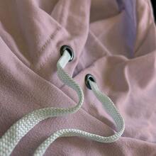 Unisex Everyday  Sweatshirt With Salvatore Print - Pink - View 3