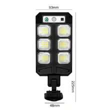 Luces solares LED potentes, luces de sensor de movimiento activadas por humanos actualizadas, luces de pared para calle, jardín, patio con 3 modos de iluminación, luces LED impermeables de alto lumen para porche y pared exterior