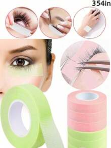 1片/4片/8片/10片/20片装 专业睫毛延长胶带，无纺布化妆工具，多功能自粘胶带，适合女性延长睫毛 - 彩色 - 查看 7