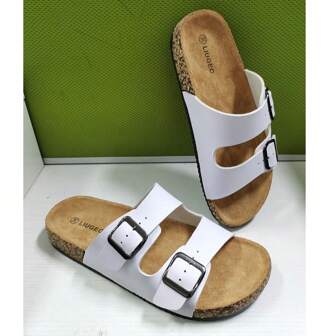 Klapki codzienne, sandały outdoorowe, obuwie plażowe, wygodne klapki z miękkiego korka, płaskie japonki