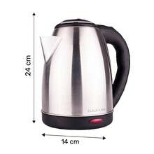 Hervidor de agua Caronte 2 litros Acero inoxidable base removible funcional