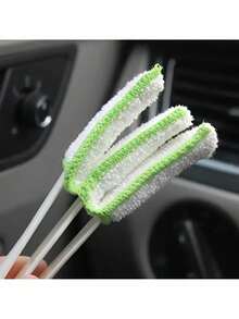 1 Stück Multifunktions Doppelkopf Reinigungsbürste, abnehmbar für Autoklimaanlagen Lüftungsschlitze, Tastaturen, Jalousien, Staubentfernung