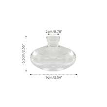 1 pieza de Jarrón de cristal de flor transparente - Jarrones vintage hechos a mano para una sola rosa, centro de mesa para bodas, decoración para despedida de soltera, decoración minimalista del hogar, decoración de mesa (Decoración estética de sobremesa en miniatura)