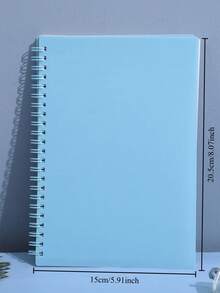 1pc Thick Matte Colored Notebook, Practical For Students, Spiral Bound, Meeting Notes, Diary, School & Office Supplies, Bible Copying, Classroom Notes, Stationery, Thanksgiving & Christmas Gifts - Multicolor - View 5