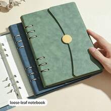 100 Sheets A5 Loose Leaf Notebook Notepad For Office And Daily Use, School Supplies, Back To School - Multicolor - View 12