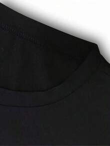 Hennything Is Possible Funny Novelty T Shirt Gift For Men Women Alcohol Drinkers1 100% Cotton Crew Neck T-Shirt, Soft Breathable Basic Tee, Solid Color Casual Top -100% Cotton Graphic T-Shirt, Black White Vintage Print Oversized Tee, Casual Street Style-365T - Black - View 4