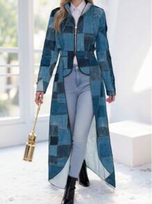 2024 Spring & Summer International Trade Elegant Solid Color Long Sleeve Windbreaker