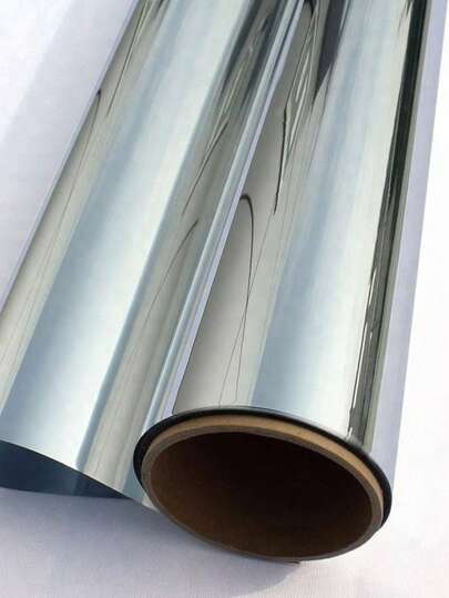 Película Controle Solar Prata Espelhado janelas e portas , insulfilm  0,50 cm largura x 02 mts comprimento