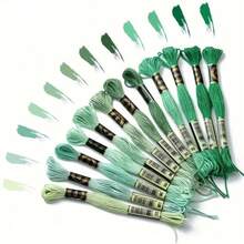 12pcs/Set 8m Embroidery Threads Floss For Cross Stitch Threads Friendship Bracelets Crafts