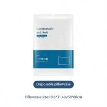 1 pièce Drap de lit jetable, 4 pièces/set Literie jetable pour les voyages et l'hôtel - Drap et taie d'oreiller en tissu non tissé portable et hygiénique, convenant aux déplacements professionnels, au camping et aux séjours d'urgence