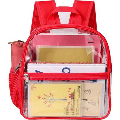 Stadium-Approved Clear Backpack - 12x6x12 Inches Waterproof Event Bag