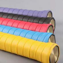 1pc Anti-Slip Sweat-Absorbent PU Fabric Tennis Racket Grip Tape, Suitable For Tennis, Badminton And Fishing Rods - Universal Non-Slip Replacement Grip Tape, Enhances Feel And Shock Absorption - Multicolor - View 4