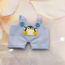 仅限服装 - 畅销 17 厘米毛绒娃娃第一代/第二代/第三代 Labobo 服装，10 厘米名人毛绒娃娃服装，适合 的可爱水果吊带裤 - 彩色 - 查看 9