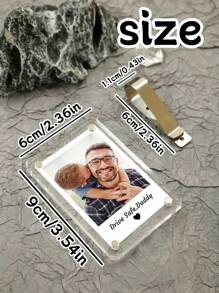 Custom Sun Visor Photos Clip,Personalized Car Sun Visor Clip,Customized Car Picture Decoration,Customizable Photos And Text Birthday Gifts,Acrylic Auto Parts-Diy Photo Frames,Valentine's Day Gifts,Father's Day Gifts,For Boyfriend,Girlfriend,Father,Bestie,Friend,Family,Anniversary,Unique Gifts