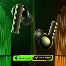 Lenovo 联想 LP6 TWS 无线蓝牙 V5.1 耳机 双模音乐游戏耳机 运动耳机 带麦克风 - 黑色 - 查看 4