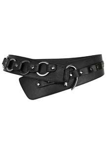 1 件女士新款街头朋克风格腰带，红色装饰裙子腰带 - 一件 - 查看 10