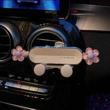 Soporte de teléfono para coche, modelo nuevo 2025, soporte de navegación para teléfono con diseño de dibujos animados para rejilla de ventilación del coche - Multicolor - Ver 1