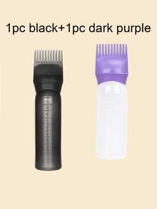 1/3 件沙龙发油涂抹瓶专业美发染发梳瓶理发店美发师染色用品发油涂抹器、发油瓶、发油瓶、发根梳涂抹瓶、发根梳涂抹瓶染发剂涂抹刷用于发根梳颜色带刻度尺、理发店美发产品和配件美容旅行必需品